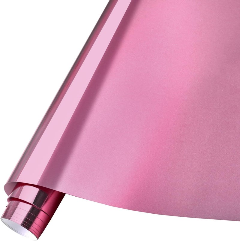 Tintnut Metallic Heat Transfer Vinyl Roll Lavender Chrome HTV - 12"x 6 ft Foil Holographic Iron On Vinyl for DIY T-Shirts Handbags Hats Crafts - Image 1